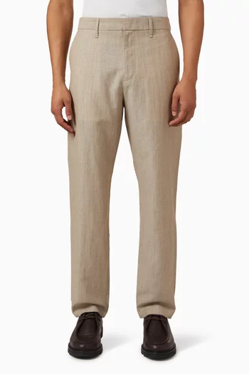 Evan Pants in Linen-blend