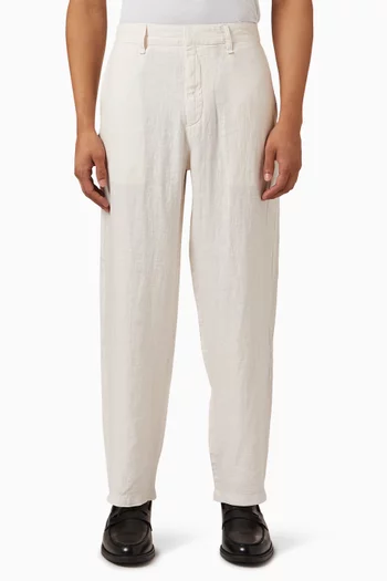 Baggy Pants in Linen