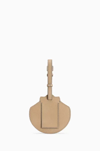 Shell Keyring in Leather