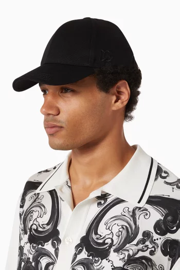 Logo-embroidered Baseball Cap in Cotton-drill