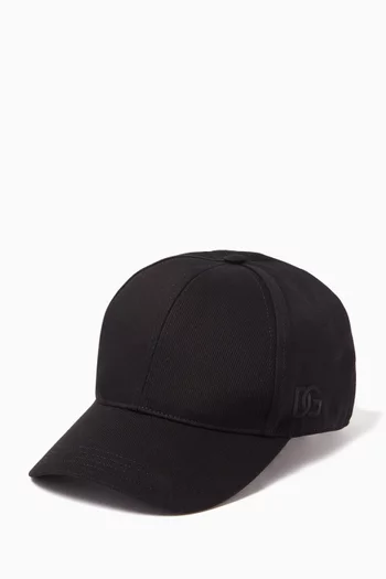 Logo-embroidered Baseball Cap in Cotton-drill