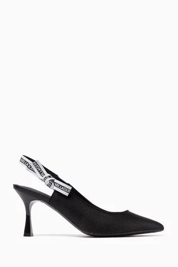 Sienna Ribbon 80 Slingback Pumps