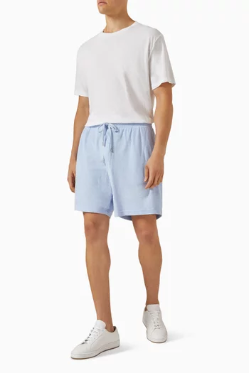 شورت أوغسطو من تيري بمزيج قطن