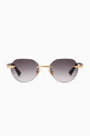 Glaze Rimless Sunglasses