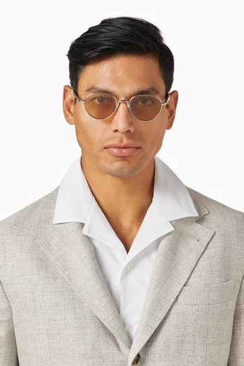 Fin Panthos Sunglasses in Metal