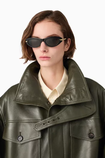 Cat-eye Sunglasses in Acetate