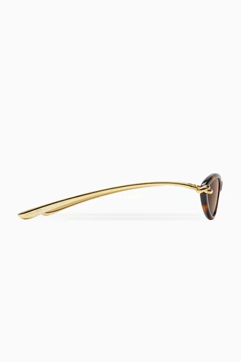 Oval Sunglasses in Acetate