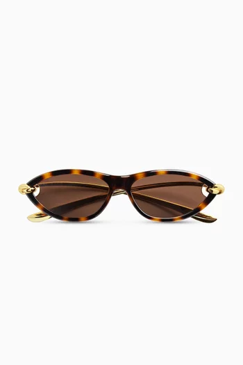 Oval Sunglasses in Acetate