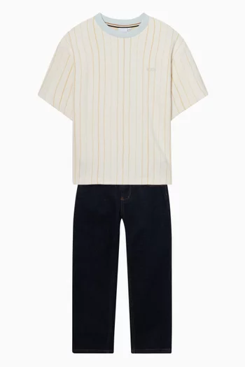 Stripe T-shirt in Cotton