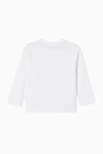 Logo Print T-shirt in Cotton-jersey