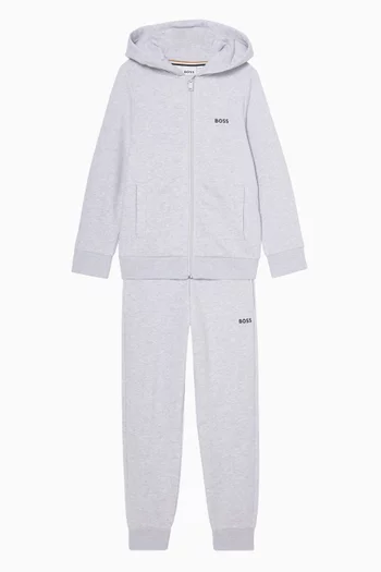 Striped Cuff Tracksuit Set