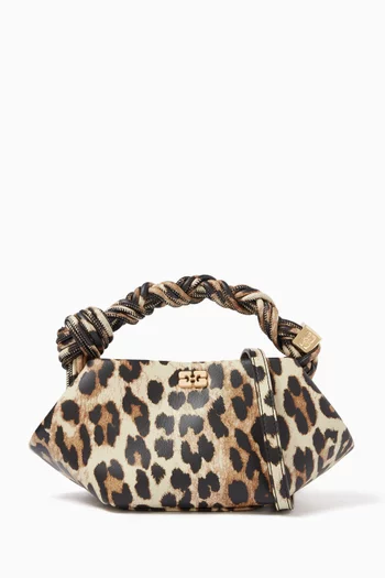 Mini Bou Bag in Leopard-print Leather