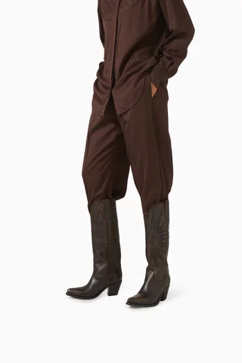 Wish Star Boots in Leather