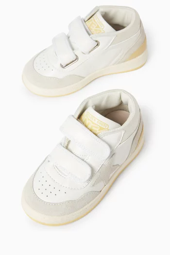 June Sneakers in Leather & Suede