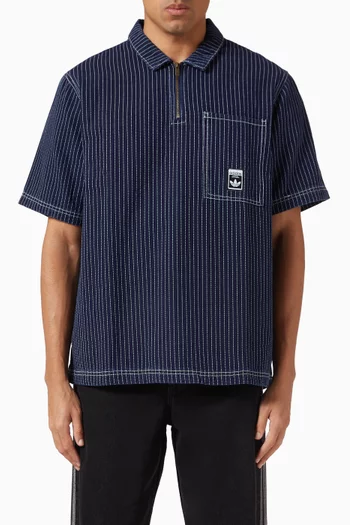 قميص واباش فضفاض دينم