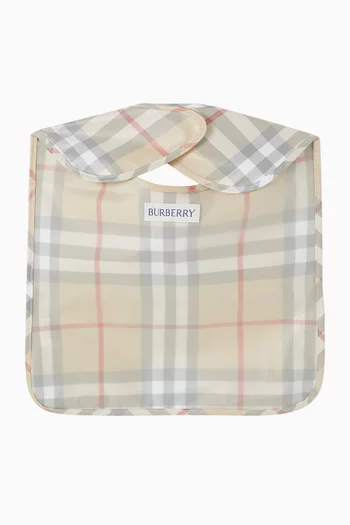 Check Bib in Cotton