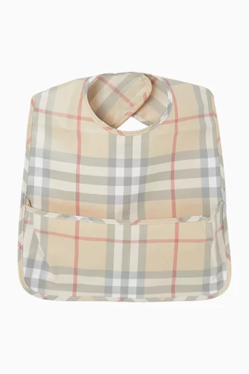 Check Bib in Cotton