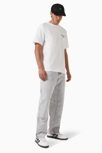 Double Knee Jeans in Cotton
