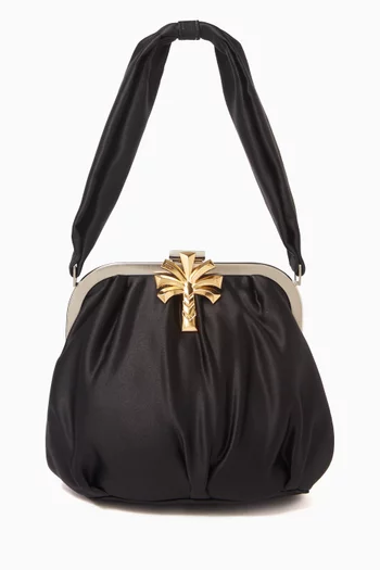Palm Bella Top-handle Bag in Satin