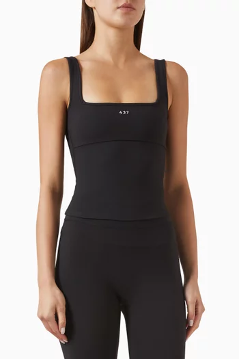 The Square Tank Top in Cloud™