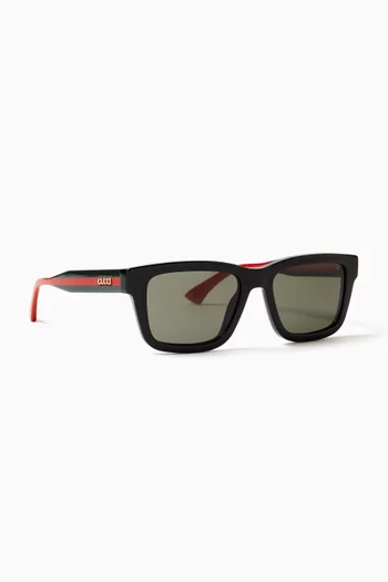 Square Sunglasses in Acetate