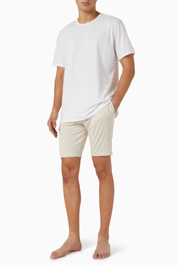 Lounge T-shirt in Stretch-cotton, Set of 3