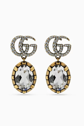 GG Marmont Crystal Earrings