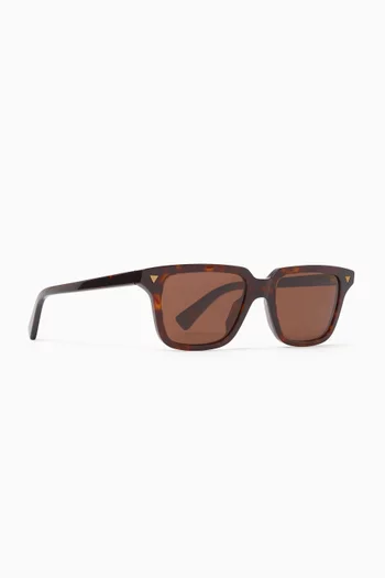 Square Sunglasses in Recycled Acetate
