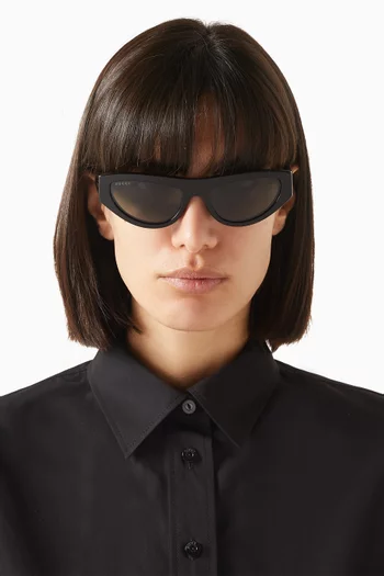Cat-eye Sunglasses in Recycled Acetate