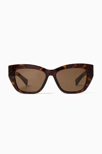 Cat-eye Sunglasses in Recycled Acetate
