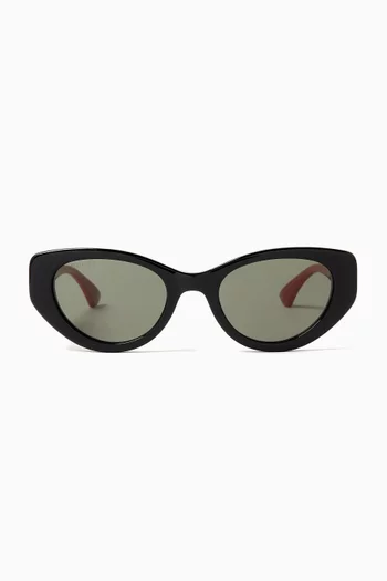 Cat-eye Sunglasses in Acetate
