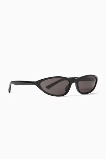 Oval Sunglasses in Acetate