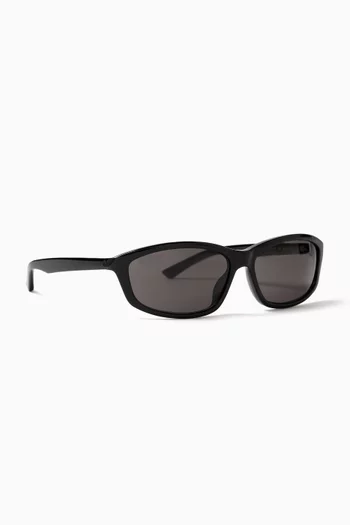 Rectangle Sunglasses in Recycled Acetate