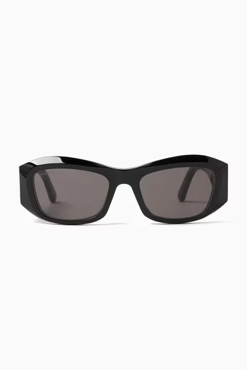 Square Sunglasses in Recycled Acetate