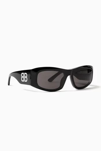 Square Sunglasses in Recycled Acetate