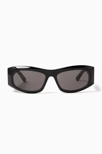 Square Sunglasses in Recycled Acetate