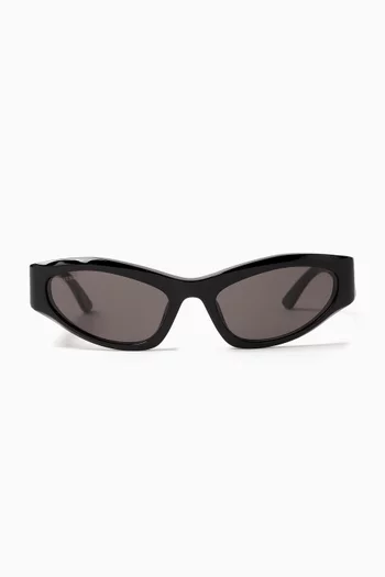 Oval Sunglasses in Acetate