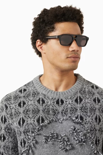 Aviator Sunglasses in Acetate