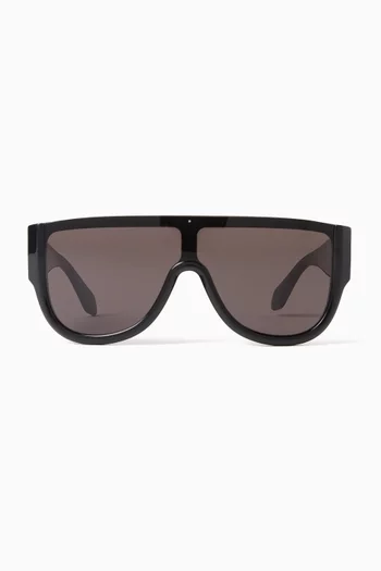 Oversized Square Sunglasses in Acetate