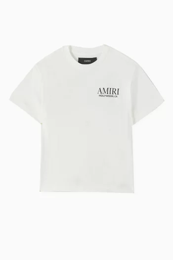 Bone Graphic T-shirt in Cotton