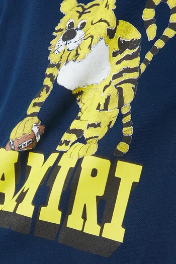 Tiger Graphic Print T-shirt in Cotton