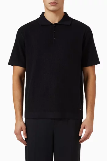 Calum Polo T-shirt in Cotton-silk