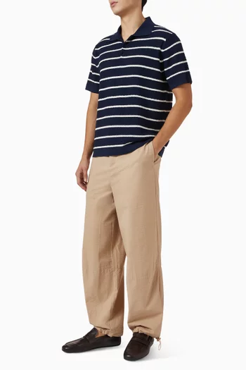 Calum Polo T-shirt in Cotton-silk