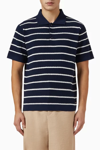 Calum Polo T-shirt in Cotton-silk