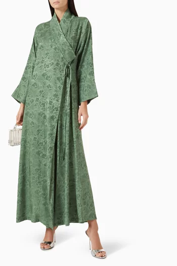 Tie Rope Abaya in Viscose