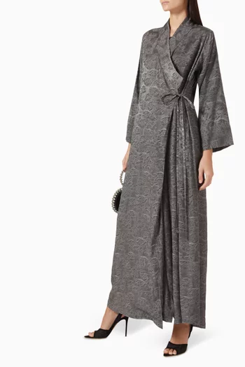 Tie Rope Abaya in Viscose
