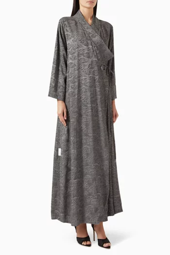 Tie Rope Abaya in Viscose