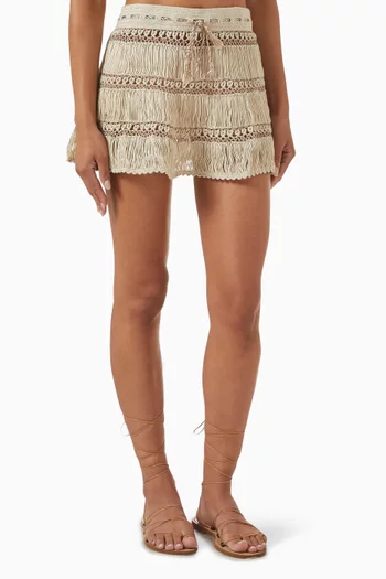 Bonbon Hand-crochet Mini Skirt