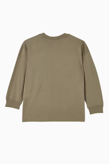 Logo Collar T-shirt in Cotton Jersey