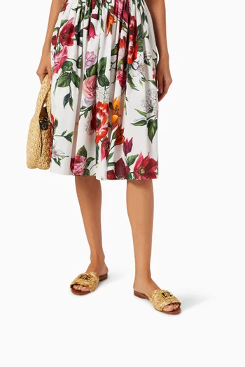 Bianca Slides in Raffia